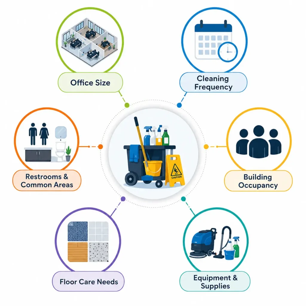 Factors That Affect the Cost of Commercial Janitorial Services